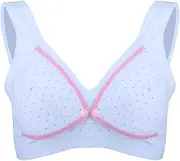 [Tnfeeon] Women Seamless Nursing Bra, Soft Cotton Sleeping Maternity Breastfeeding Bra Pregnant Women Underwear