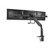 Open Box Brateck Triple Monitors Select Gas Spring Aluminum Monitor Arm