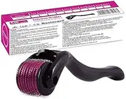 Derma Roller Boolavard® TM + FREE Travel Case - Titanium Alloy Micro Needle Roller - 540 Needles-Best Skin Roller (0.5 mm)