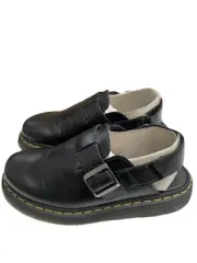 Dr.Martens JORGE II Slingback Shoes Sandals 41 M8 Wom 9 Black Leather 30868001