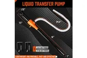 Electric Oil Extractor Pump, Battery Power Fluid Extractors for Water Fuel Oil Pumping with Flexible Hose