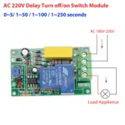 30A AC 220V 230V Time Delay Turn On/Off Timer Module Timing Relay Control Switch