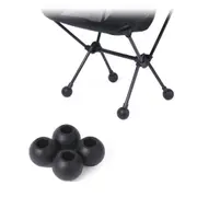 Helinox Chair Ball Feet - Black (For use with Chair One, Chair Two, Chair One Mini, Chair Zero, Chair One L only)