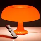 Orange Mushroom Lamp - Retro Nesso Table Lamp with Remote That Works Up to 65...