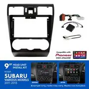 Aerpro 9" Multimedia Receiver Head Unit Kit to suit Subaru Various 2012-2015 - AKSU1
