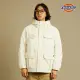 【Dickies】男款奶油色羽絨羊羔絨連帽多口袋工裝保暖厚外套｜DK012577C10