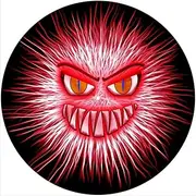 Slipmat Slip Mat Scratch Pad Felt for any 12" LP DJ Vinyl Turntable Record Player Custom Graphical - Fuzzy Monster 1