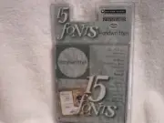 NEW unopened 15 Framed Fonts Cd MAC+PC Autumn Leaves