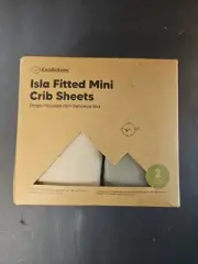KeaBabies Soothe Fitted Mini Crib Sheets 2 Pack