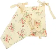 HAPINARY Portable Stroller Bag Baby Stroller Hanging Storage Crib Organizer Bag Side Sling Cotton Material
