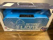 NFL Detroit Lions Wireless BoomBox Dual Speaker with FM Radio, New