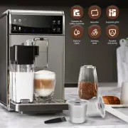 2Pcs Reusable Coffee Maker Pods Filters Stainless Steel Coffee Filters suQfm