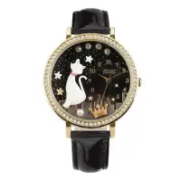 在飛比找蝦皮商城精選優惠-手錶 石英手錶 卡通手錶 貓咪手錶 手錶水鑽軟陶腕錶創意個性