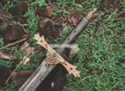 Unique Handmade Knights / Excalibur / Crown Sword with Leather Sheath.