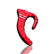 P3 Single Wireless bluetooth Earphone Earhook Waterproof Sports Earbuds Headphone with Mic RED COLOR
