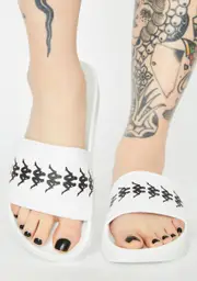 [Kappa] White 222 Banda Adam 4 Slides