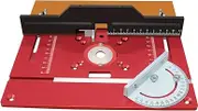 Aluminum Router Table Insert Plate | Clear Scale Multifunctional Router Insert Plate with Center Hole - Woodworking Tools for Beginners Enthusiasts Professionals