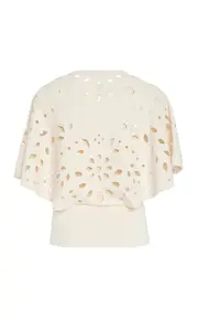 [Ulla Johnson] Josie Cape Sleeve Knit Top