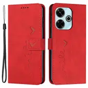 For Xiaomi Redmi 13 5G/13 4G/Note 13R 5G/Poco M6 4G Case Wallet Imprinted PU Leather Phone Stand Cov