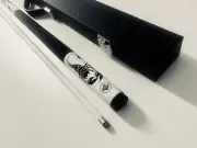 Sting Scorpion White Graphite Pool Snooker Billiard Cue and Black Cue Case Gift