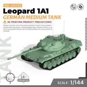 SSMODEL SS144700 1/144 Military Model Kit German Leopard 1A1 Medium Tank 3DPRINT