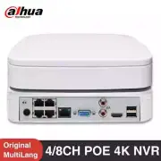8CH Onvif 4PoE 8PoE Ports Max 8MP Resolution 4K H.265 Network Video Recorder
