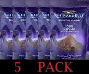 GHIRARDELLI Premium Baking DUTCH PROCESS 100% Unsweetened Cocoa Powder 8 oz 5 PK