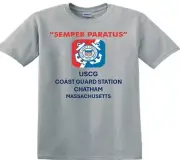 COAST GUARD STATION CHATHAM* MASSACHUSETTS*SHIRTS.USCG OFFICIALLY LICENSED