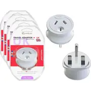 4PK Sansai Travel Power Adapter AU/NZ Socket to UK/England/Hong Kong Plug Outlet