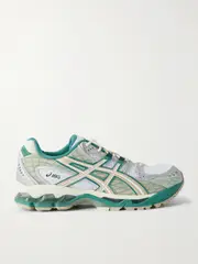 [Asics] Asics - Gel-nimbus 10.1 Metallic Rubber-trimmed Mesh And Ripstop Sneakers - Beige - UK 7 UK 7 Neutrals