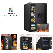 4.0 Cu ft Extra Large Home Safe Box Fireproof Waterproof, Fire proof Safe wit...