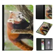 PASSPORT ITINERARY ORGANIZER|CUTE RED PANDA ANIMAL RACOON #10