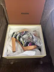 NIB Missoni 39 Abstract Platform Pumps