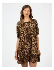 [All About Eve] Juno Mini Dress in Brown