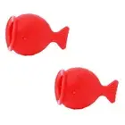 2Pcs Lips Enhancer Plumper Device Lips Silicone Fish Shape Natural7777