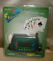 Vintage Spectra LGW-40 Casino LCD Electronic Handheld Game Cassette Player