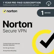 NORTON SECURE VPN 1 Device 1 Year Subscription, PC/Mac/iOS/Android Fast Shipping