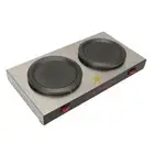 Double Coffee Warmer, Stainless Steel 160 w Portable Double Hot Plate Warmer ...