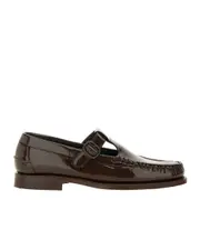 Hereu Alber Round-Toe Flat Shoes 40 Black