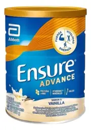 Ensure Advance en polvo Abbott Carbohidratos Vainilla (850 GR/29.98 OZ) Pack x 1