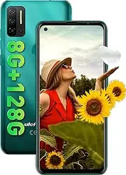 Android 11 Mobile Phone Unlocked, Ulefone NOTE 11P 4G Smartphone, Helio P60 Octa-core 8GB+128GB, Dual SIM+Dedicated 2TB SD Extension, 48MP Quad Camera, 6.55’’ Punch-hole Screen Fingerprint GPS Green