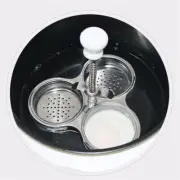 Hard Boiled Egg Cooker Boiler Poached Maker Poaching Pans for Two Eggs Poacher