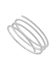 Forever Creations 18K 3.94 ct. tw. Diamond Flexible Wrap Bracelet