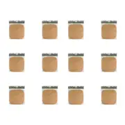 480pc Topchef Square Air Fryer Liner Set Perforated Baking Paper 23cm Brown