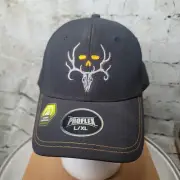 Bone Collector ProFlex L/XL Fitted Black Ball Cap Hat NWT Scent Control