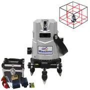 Maxiline 4V4H Cross Line Laser Level with Receiver
