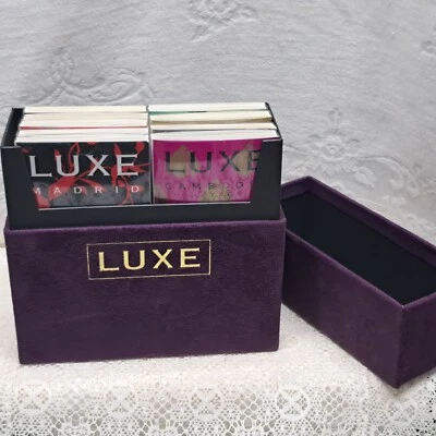 LUXE City Guides Purple Suede Box Set Of 9 Madrid Rome Tokyo Hanoi London More