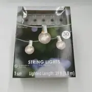 30ct. Clear Globe String Lights by Ashland®