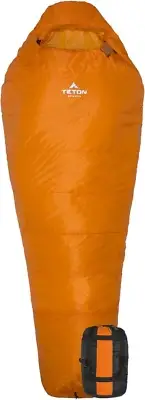 TETON Sports Altos Lightweight Mummy Sleeping Bag; Camping, Hiking, Backpacking