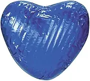 CLUB GREEN Foiled Chocolate Hearts, Blue, 3.5 cm, Pack of 200
